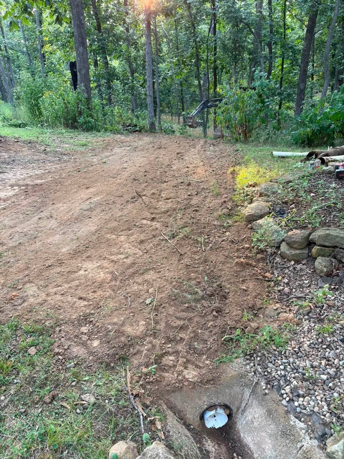 Septic drainage excavation and culvert work in Richards, Missouri Septic drainage excavation and culvert work in Richards, Missouri